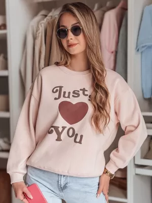 Női pulóver DSTREET FEELME BY1473 RÓZSASZÍN