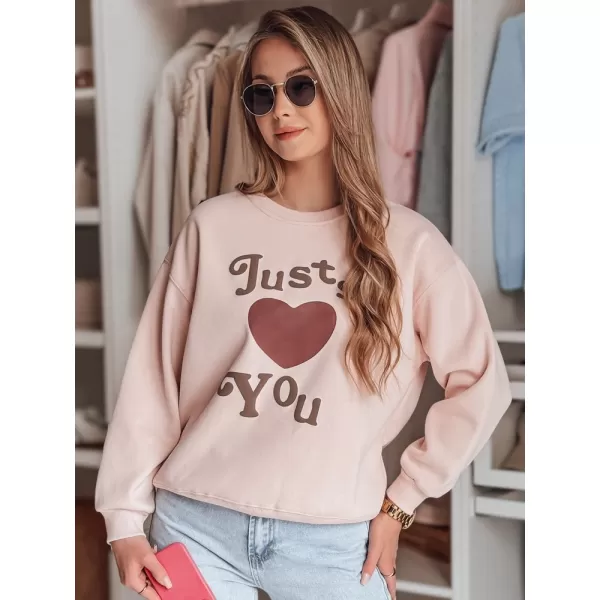  Női pulóver DSTREET FEELME BY1473 RÓZSASZÍN 