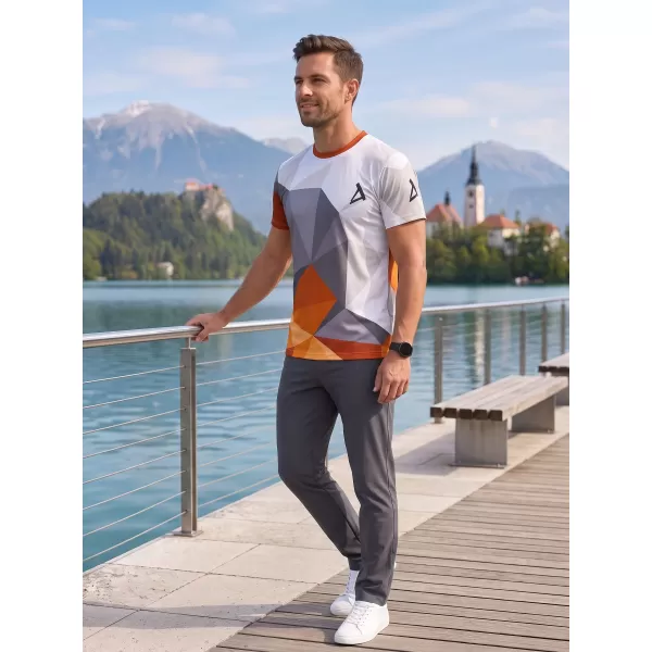  Férfi funkcionális T -piró prémium plusz ALTISPORT VOJ/ALM007TR02 NARANCSSÁRGA/SZÜRKE 