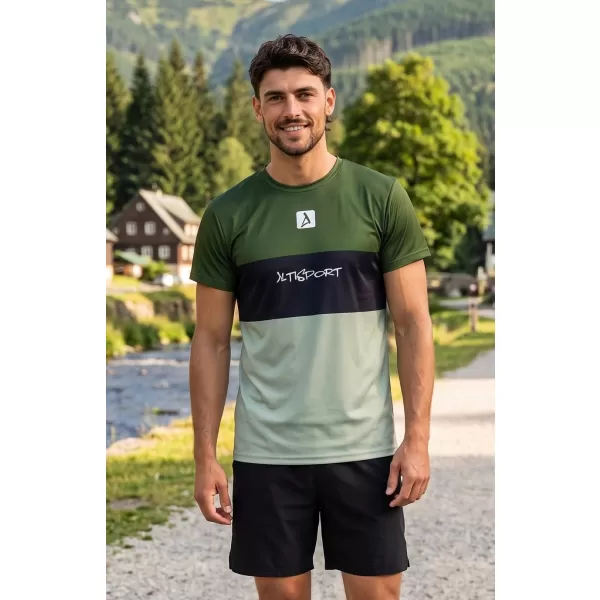  Férfi funkcionális T -piró prémium plusz ALTISPORT VOJ/ALM051TR02 KHAKI 