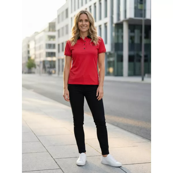  Női funkcionális T -piró prémium gallérral ALTISPORT VOJ/ALW000TR05 PIROS 