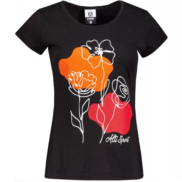  T -póló ALTISPORT ALW189122 FEKETE -ORANGE 