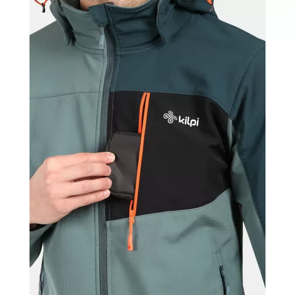  Férfi softshell dzseki KILPI ONTAVIO-M YM0111KI KHAKI 