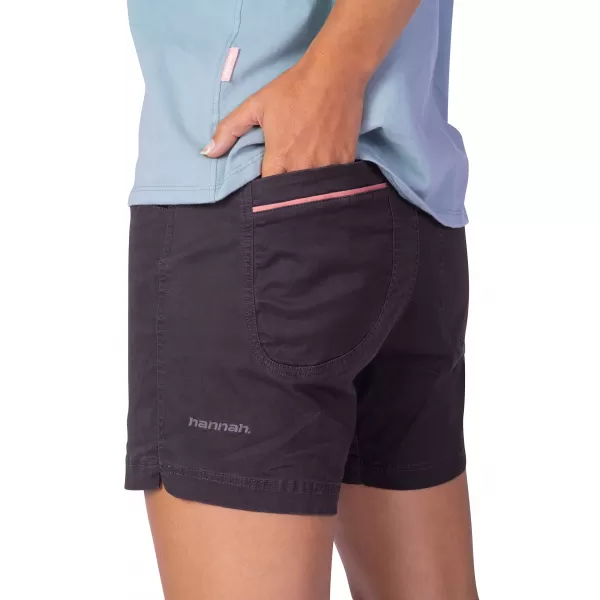  Hölgyek rövidnadrágja HANNAH MOKKA SHORTS FEKETE BAB 