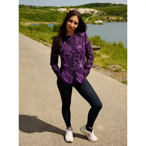  Női funkcionális pulóver a zip prémiumon ALTISPORT VOJ/ALW100MI02 FUKSZIA 