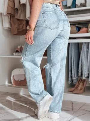 Hölgyek nadrágja DSTREET STYLLEG UY2491 KÉK
