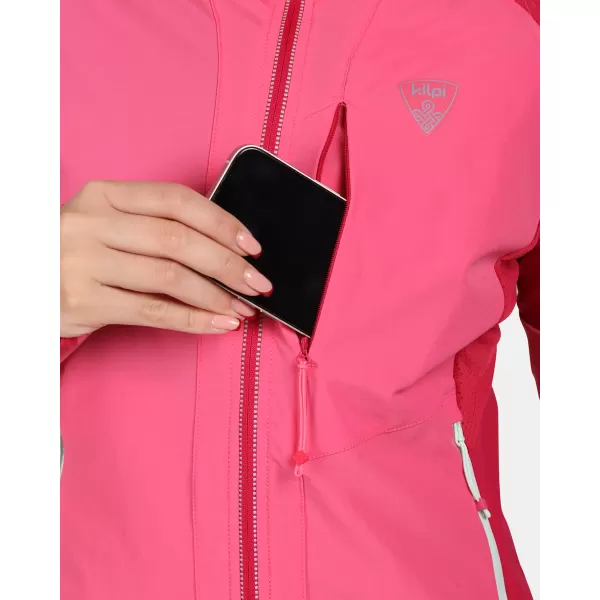  Női softshell dzseki KILPI BALEO-W YL0125KI RÓZSASZÍN 