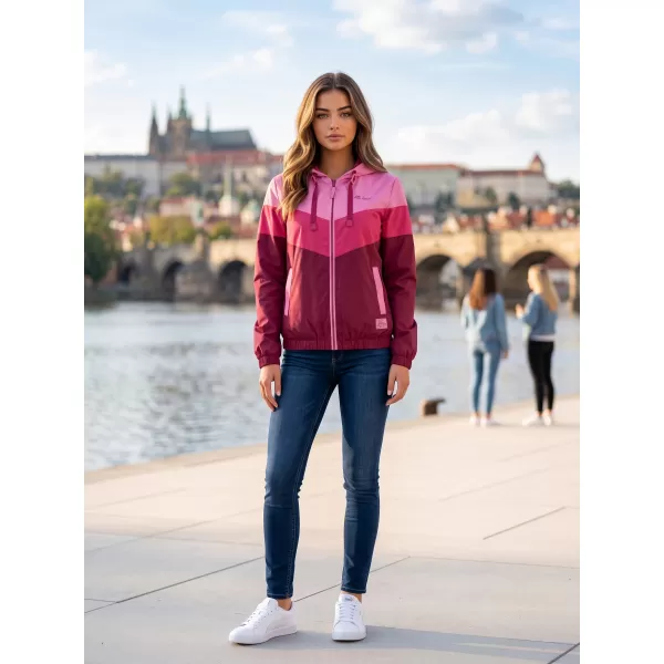  Női kabát ALTISPORT EDNA BURGUNDIA 