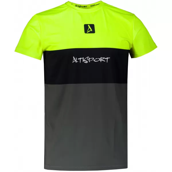  Férfi funkcionális T -piró prémium plusz ALTISPORT VOJ/ALM051TR02 NEON-SÁRGA 