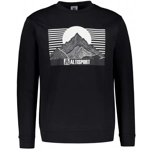  Férfi pulóver ALTISPORT ALM188406 FEKETE 