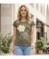 T -póló ALTISPORT ALW189122 KHAKI