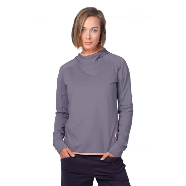  Női pulóver HANNAH NYMA HOODY SZÜRKE GERINC MEL 