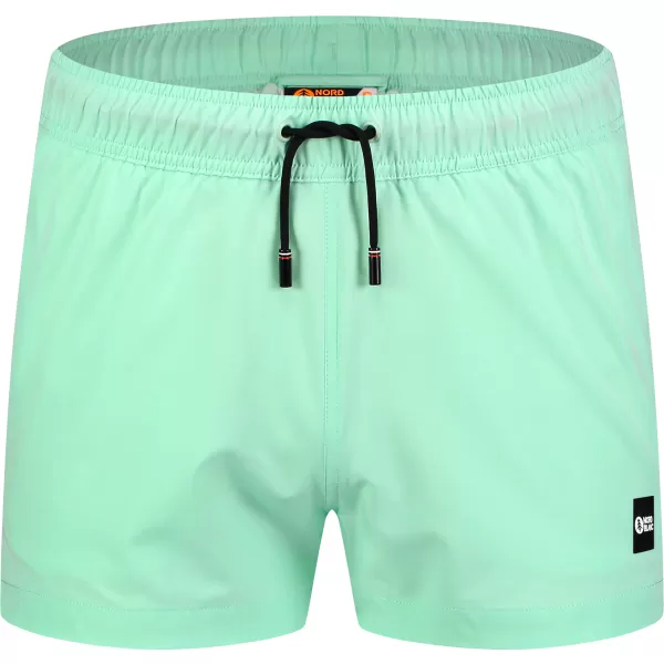  Fürdési rövidnadrág NORDBLANC BAY NBSPM8018 VILÁGOSZÖLD 