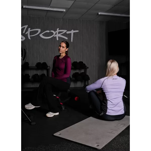  Női funkcionális T -piró hosszú ujjú prémiummal ALTISPORT VOJ/ALW078TR03 BORVÖRÖS 