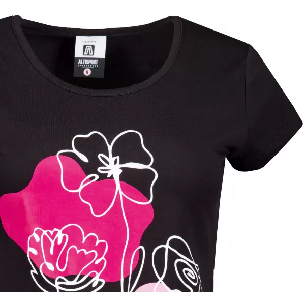  T -póló ALTISPORT ALW189122 FEKETE -PINK 