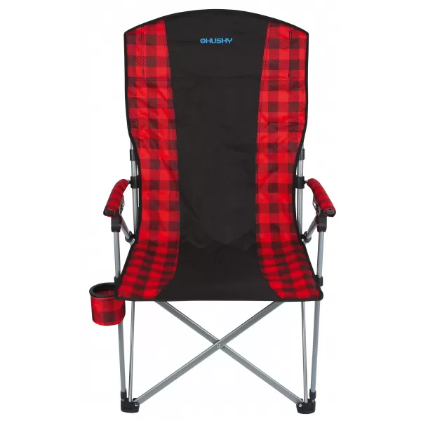  Fotel HUSKY MOSSY FEKETE/PIROS 