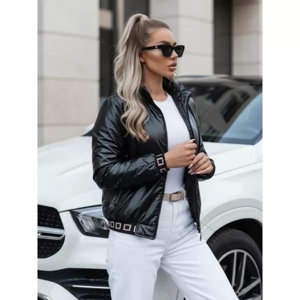  Női kabát DSTREET BOMBESS TY4912 FEKETE 