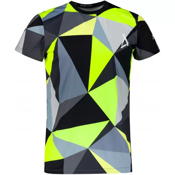  Férfi funkcionális T -piró prémium plusz ALTISPORT VOJ/ALM007TR02 FEKETE/FLUO SÁRGA 