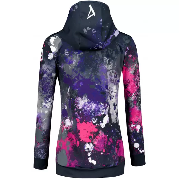  Női funkcionális pulóver prémium ALTISPORT VOJ/ALW055MI01 FEKETE -PINK 