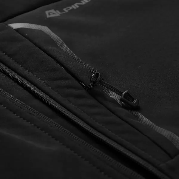  Férfi softshell dzseki ALPINE PRO HOOR MJCE623 FEKETE 