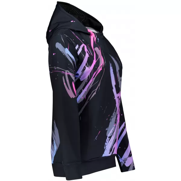  Női funkcionális pulóver prémium ALTISPORT VOJ/ALW074MI01 FEKETE -PINK 