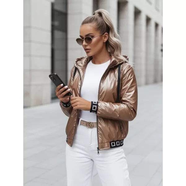  Női kabát DSTREET BOMBESS TY4913 BÉZS 
