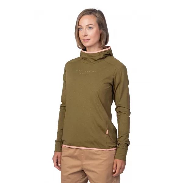  Női pulóver HANNAH NYMA HOODY BÜKKFA 