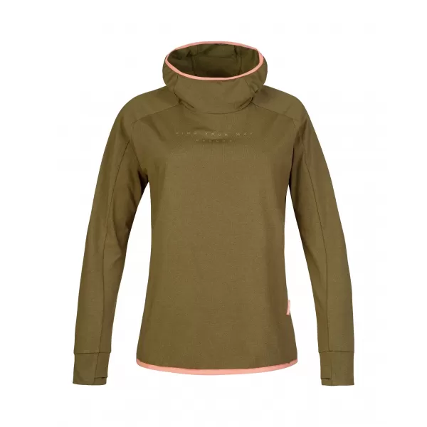  Női pulóver HANNAH NYMA HOODY BÜKKFA 