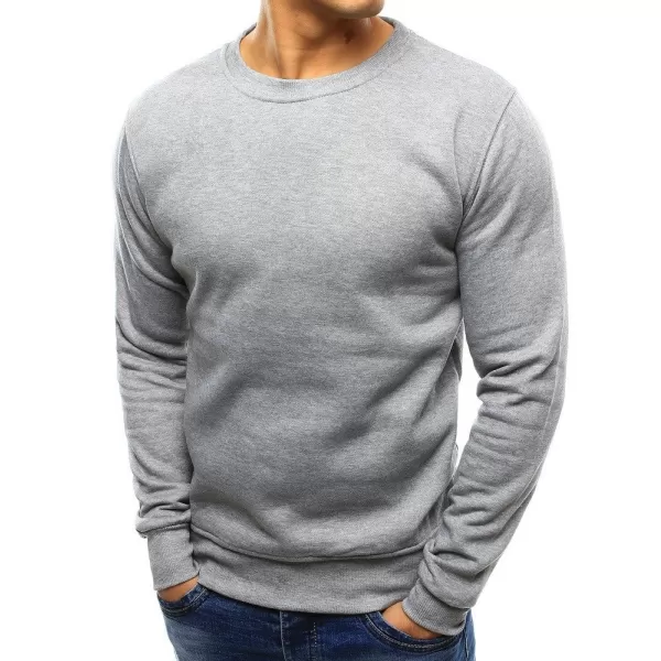  Férfi pulóver DSTREET BX3354 VILÁGOSSZÜRKE 