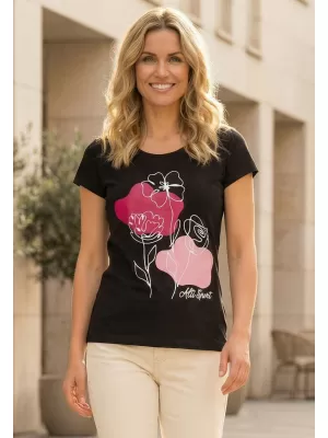 T -póló ALTISPORT ALW189122 FEKETE -PINK