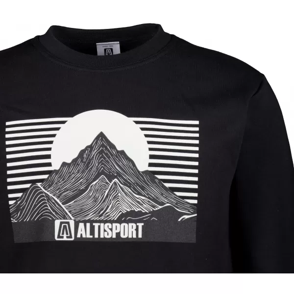  Férfi pulóver ALTISPORT ALM188406 FEKETE 