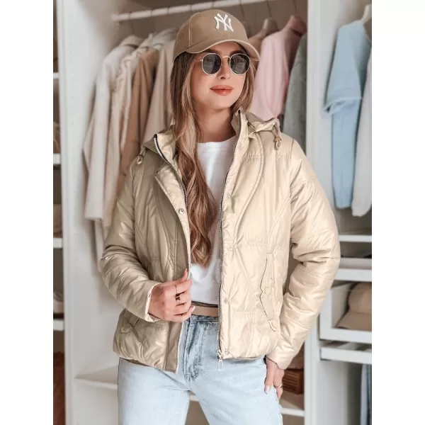  Női kabát DSTREET MARISSIA TY4851 BÉZS 