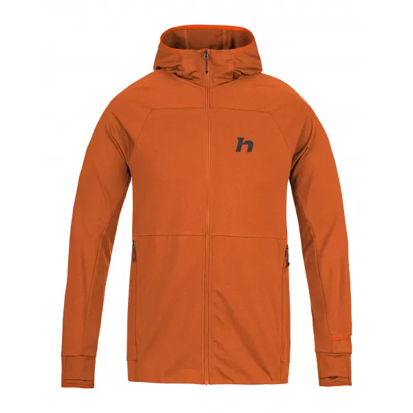  Férfi pulóver HANNAH ETHAN HOODY FAZEKASOK AGYAG MEL 