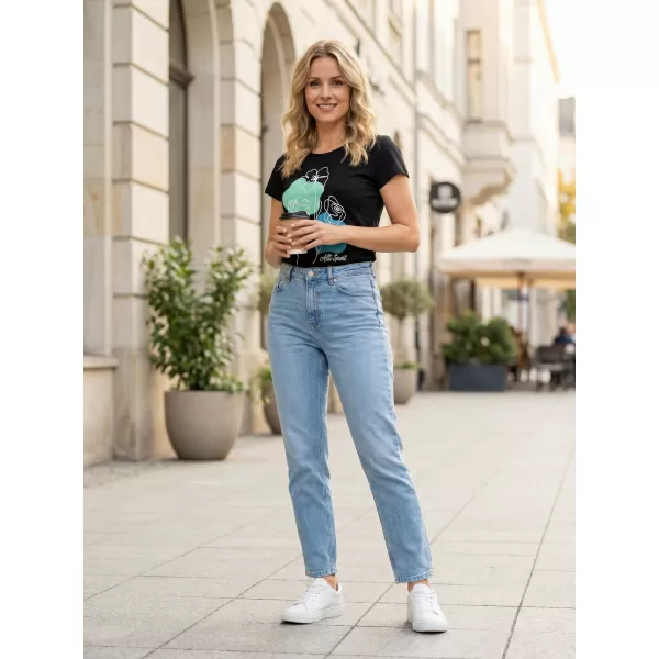  T -póló ALTISPORT ALW189122 FEKETE -BLUE 