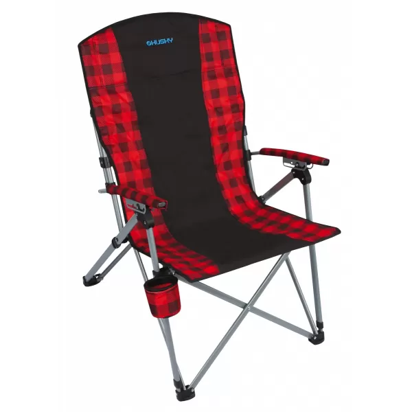  Fotel HUSKY MOSSY FEKETE/PIROS 