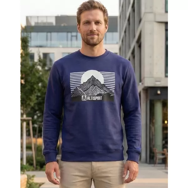  Férfi pulóver ALTISPORT ALM188406 ÉJFÉL 