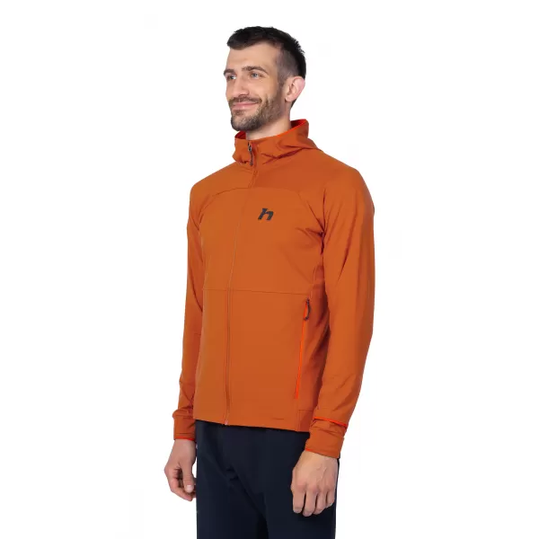  Férfi pulóver HANNAH ETHAN HOODY FAZEKASOK AGYAG MEL 