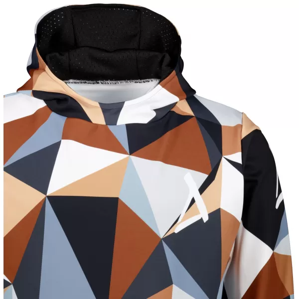  Férfi funkcionális pulóver prémium ALTISPORT VOJ/ALM007MI01 FEKETE -BROWN 