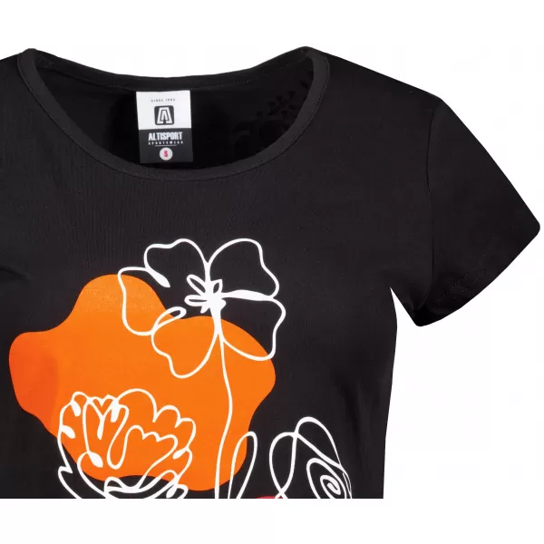  T -póló ALTISPORT ALW189122 FEKETE -ORANGE 