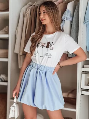 Női szoknya DSTREET PUFFELLA CY0502 VILÁGOSKÉK