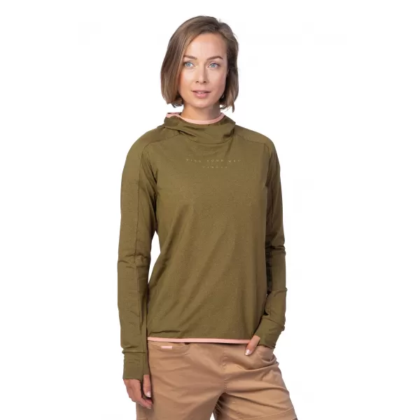  Női pulóver HANNAH NYMA HOODY BÜKKFA 
