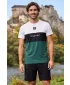 Férfi funkcionális T -piró prémium plusz ALTISPORT VOJ/ALM051TR02 FEHÉR -ZÖLD