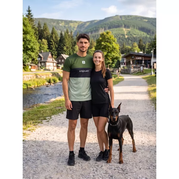  Férfi funkcionális T -piró prémium plusz ALTISPORT VOJ/ALM051TR02 KHAKI 