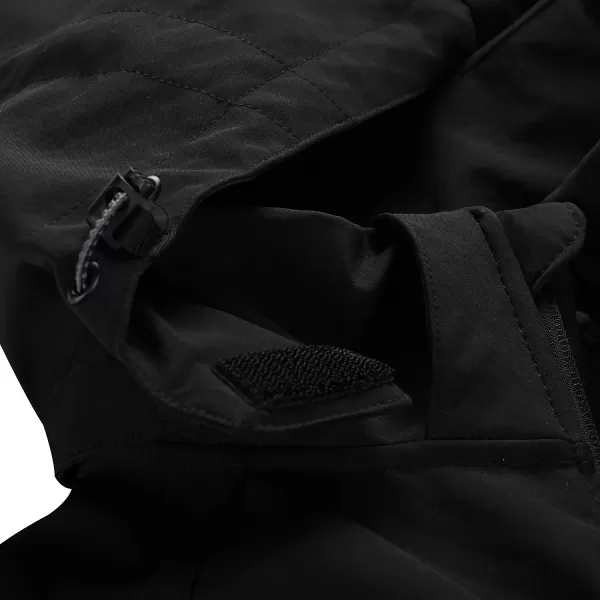  Férfi softshell dzseki ALPINE PRO HOOR MJCE623 FEKETE 
