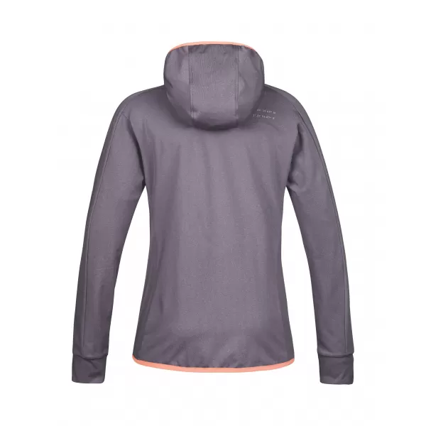  Női pulóver HANNAH NYMA HOODY SZÜRKE GERINC MEL 