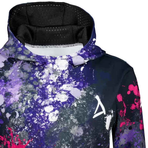  Női funkcionális pulóver prémium ALTISPORT VOJ/ALW055MI01 FEKETE -PINK 