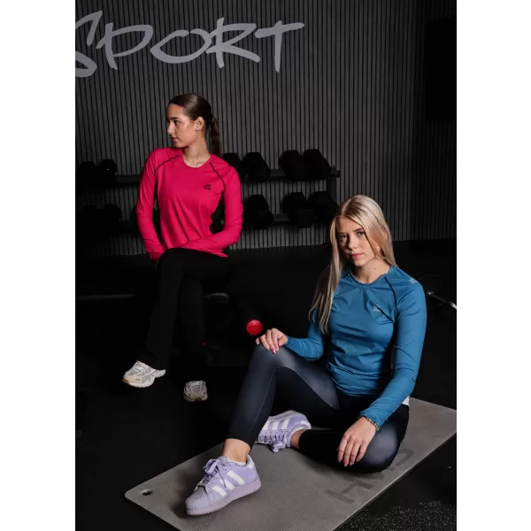 Női funkcionális T -piró hosszú ujjú prémiummal ALTISPORT VOJ/ALW078TR03 PIROS 