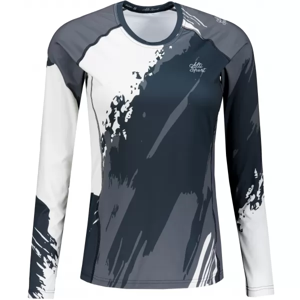  Női funkcionális T -piró hosszú ujjú prémiummal ALTISPORT VOJ/ALW081TR03 FEKETE 