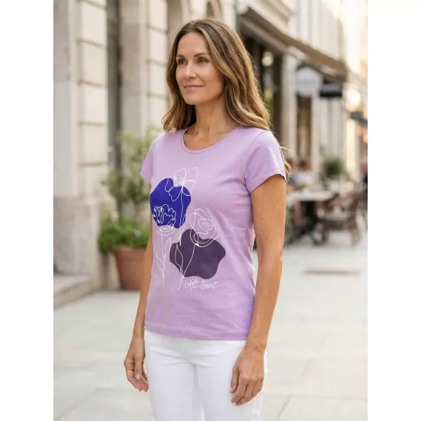  Női póló ALTISPORT ALW189122 ORCHIDEA 
