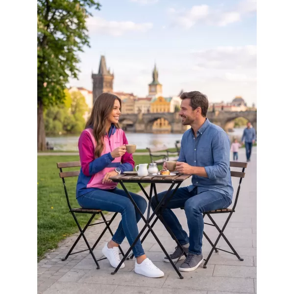  Női kabát ALTISPORT ELENE RÓZSASZÍN/BORDÓ 